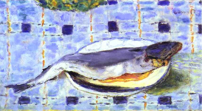 Pierre Bonnard. The fish on the plate