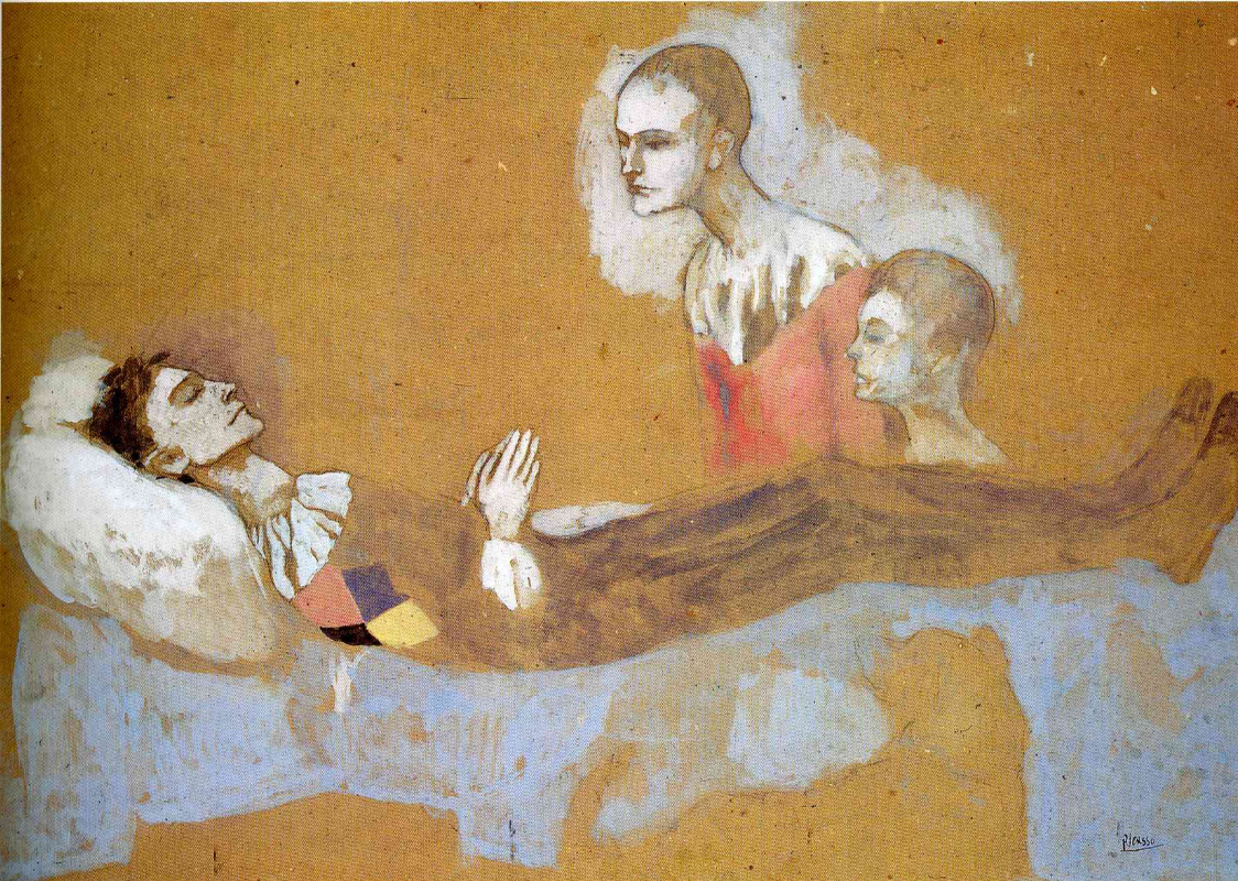 Pablo Picasso. Death Of Harlequin