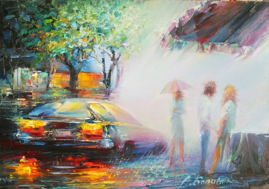 Andrei Ivanovich Boravik. Minsk rains.Weekend