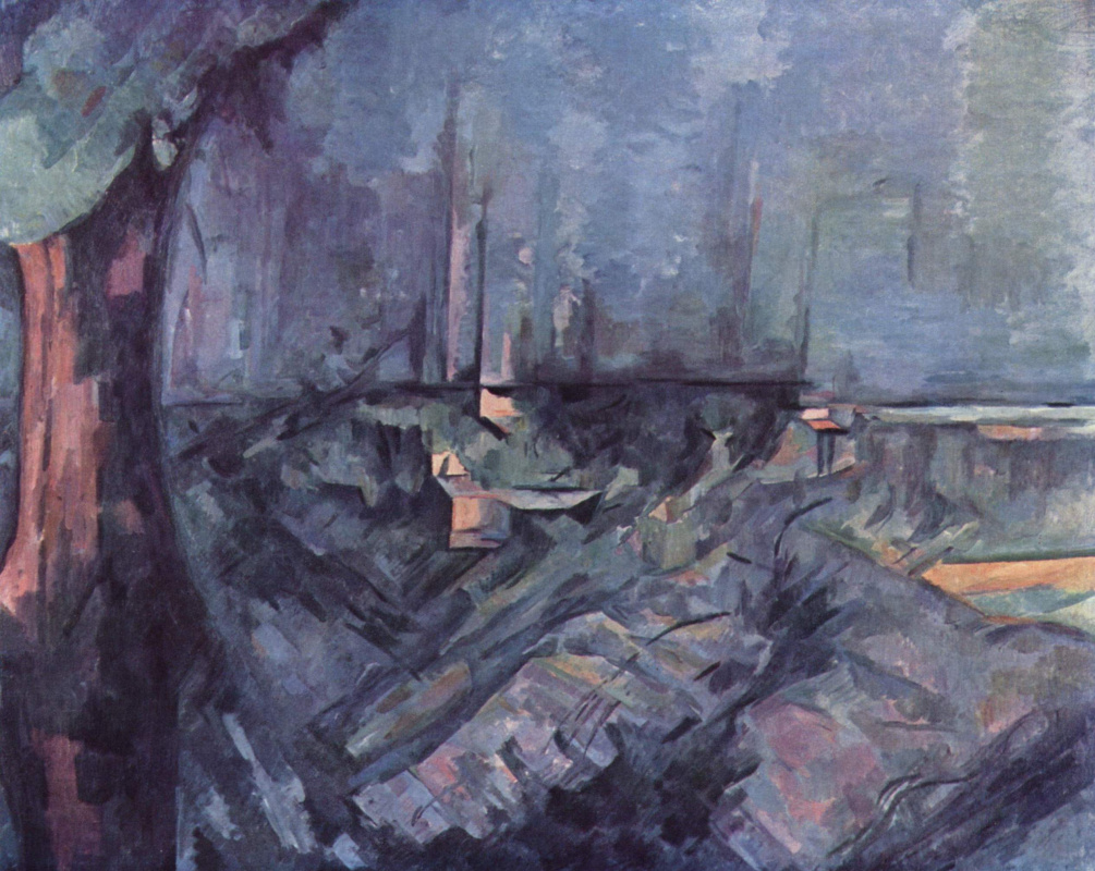 Paul Cezanne. The sea in Annecy