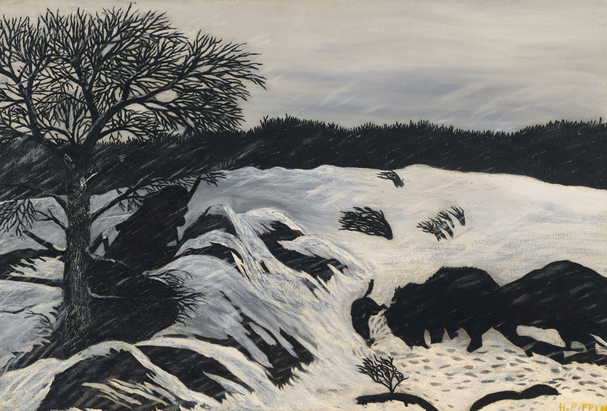 Horace Pippin. Hunting Buffalo