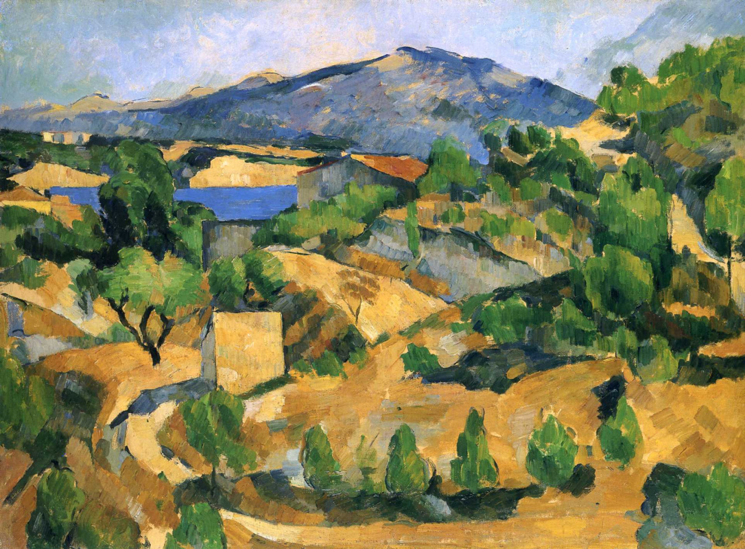 Paul Cezanne. Mountains in Provence