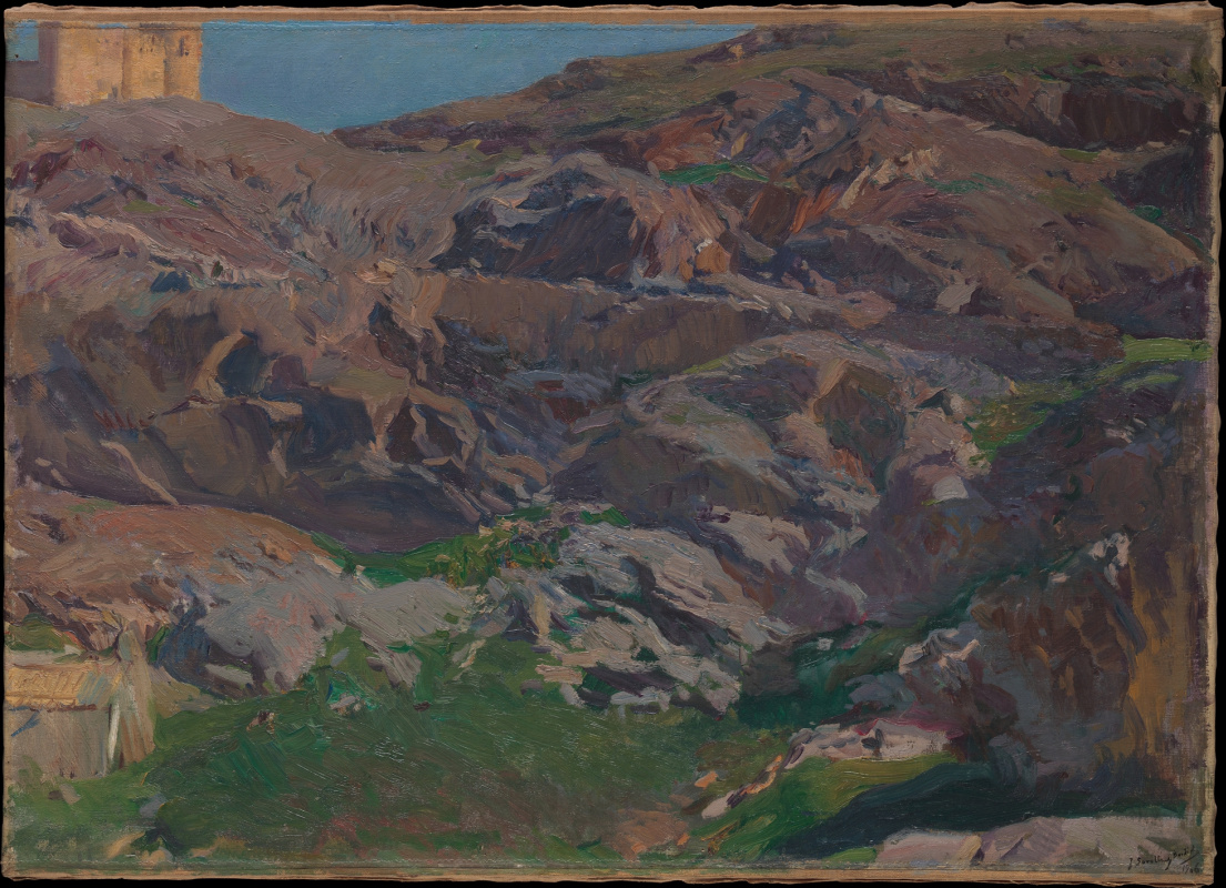 Joaquin Sorolla (Soroya). Château San Servando, Toledo