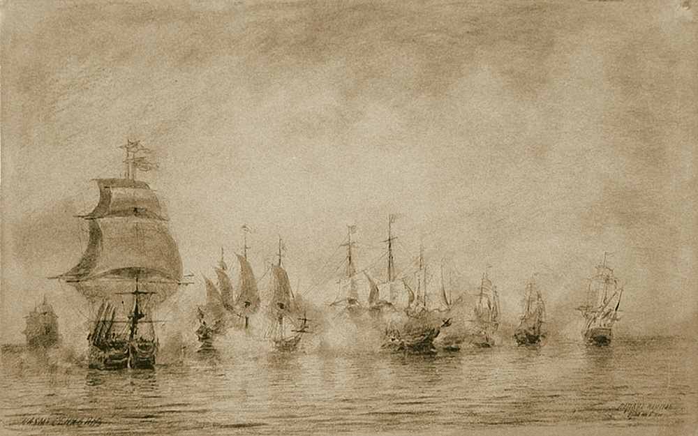 Alexey Petrovich Bogolyubov. First sea battle