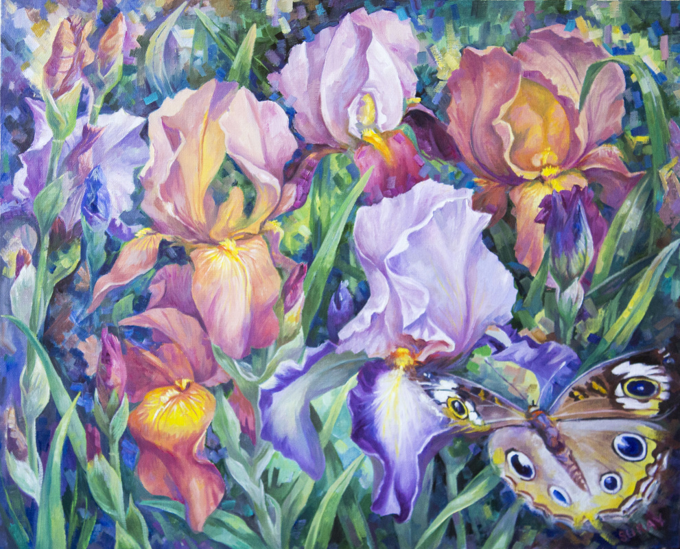 Suray Muradovna Akmuradova. Irises