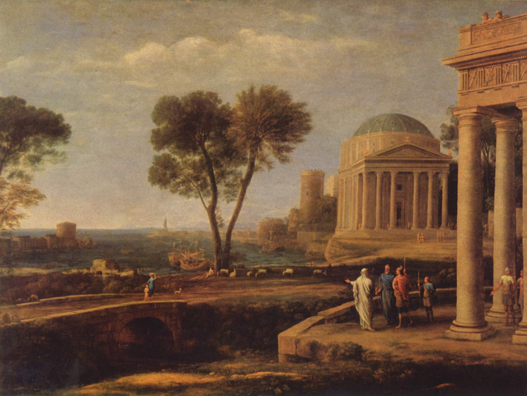 Claude Lorrain. Aeneas on Delos