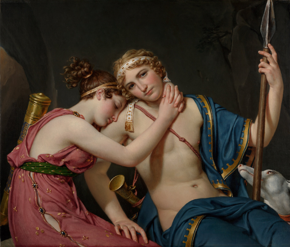 Jacques-Louis David. The farewell of Telemachus and of the Eucharist