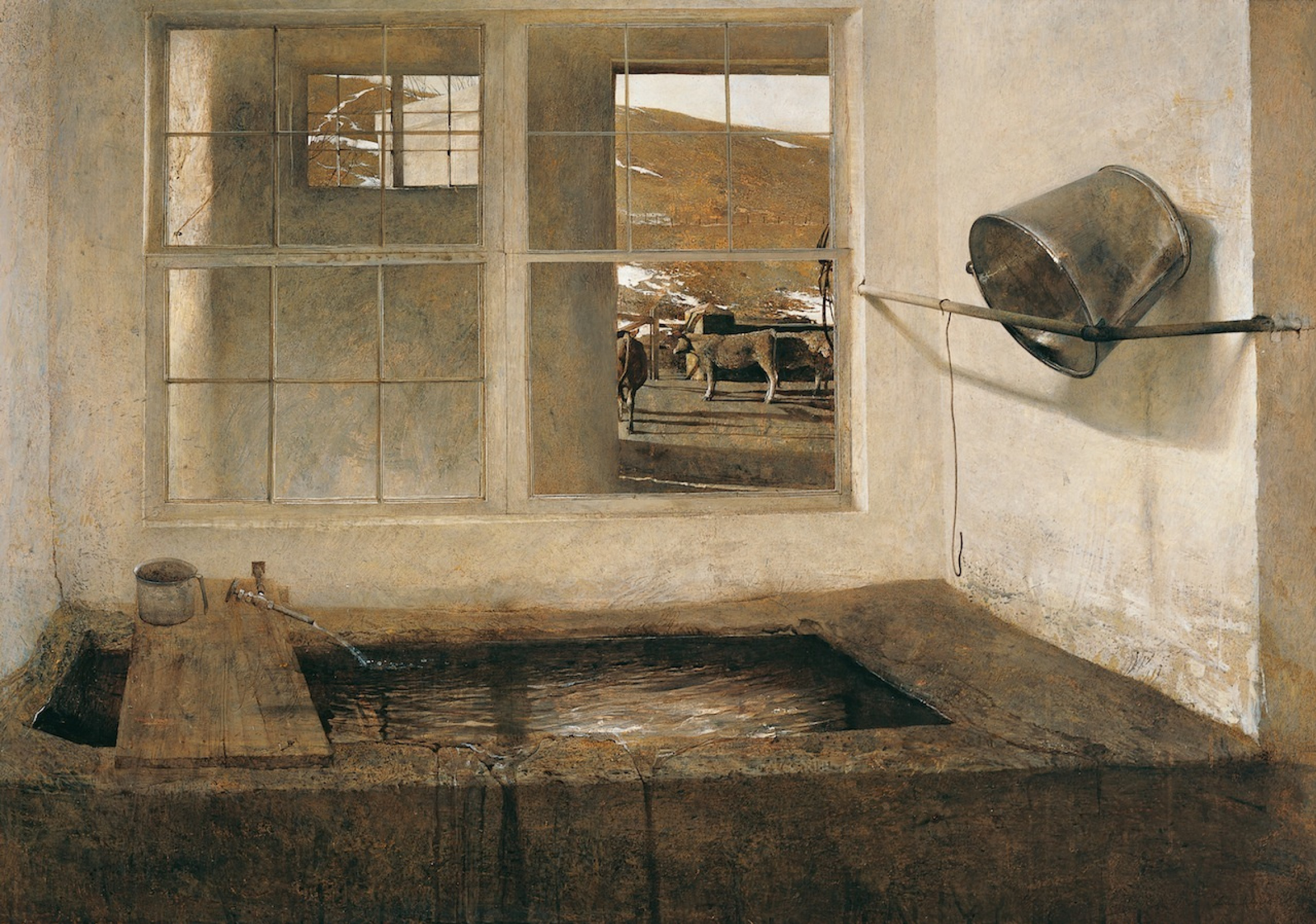 Spring grazing, 1967, 100×70 cm by Andrew Wyeth: History, Analysis