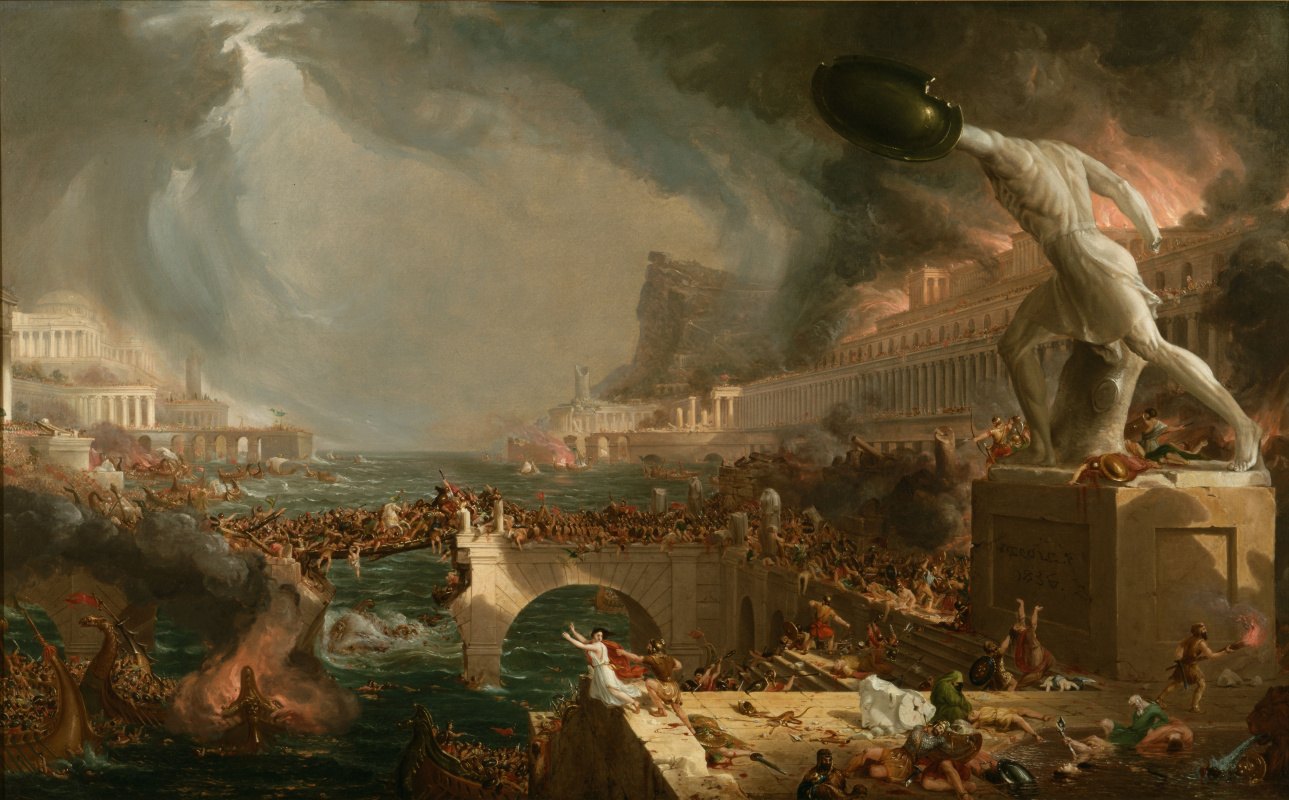 Thomas Cole. The Course of Empire: Destruction