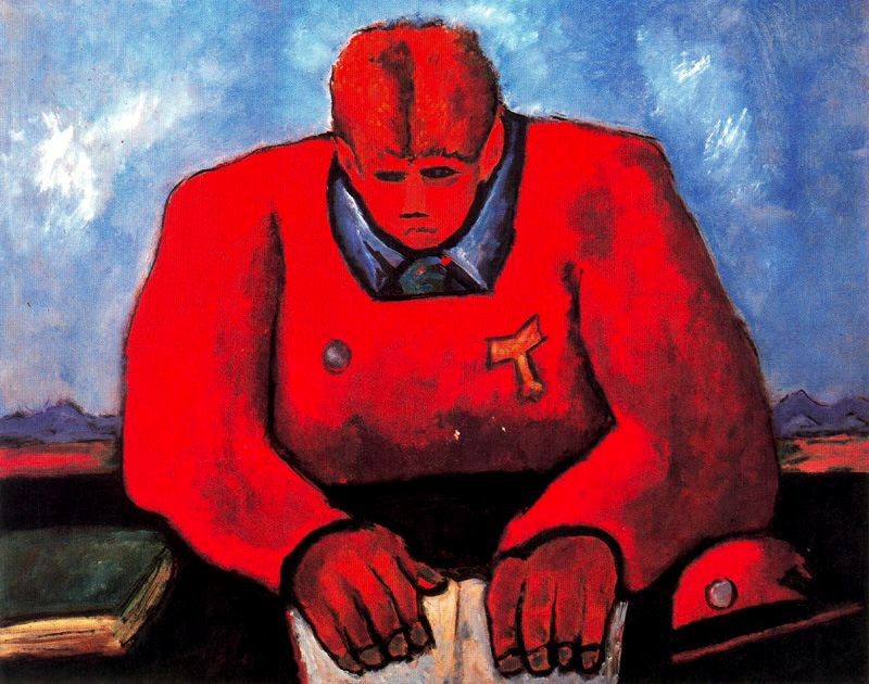 Marsden Hartley. The man in red