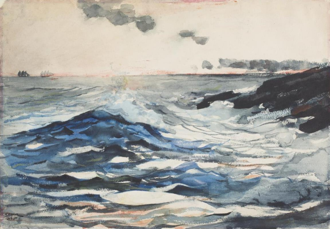Winslow Homer. Coucher de soleil Péninsule Procs Nek