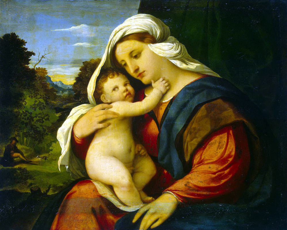 Giacomo Palma the Elder. The Madonna and child