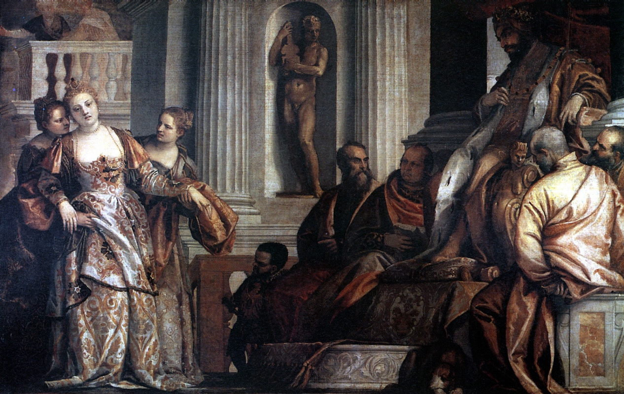 Paolo Veronese. Fainting. Esther before Artaxerxes