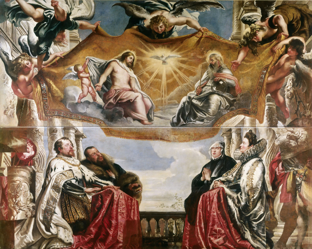 Peter Paul Rubens. The Gonzaga family worshipping the Holy Trinity