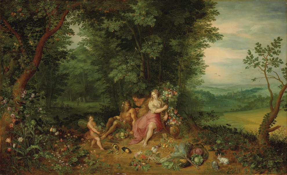 Jan Brueghel the Younger. Four elements. Land