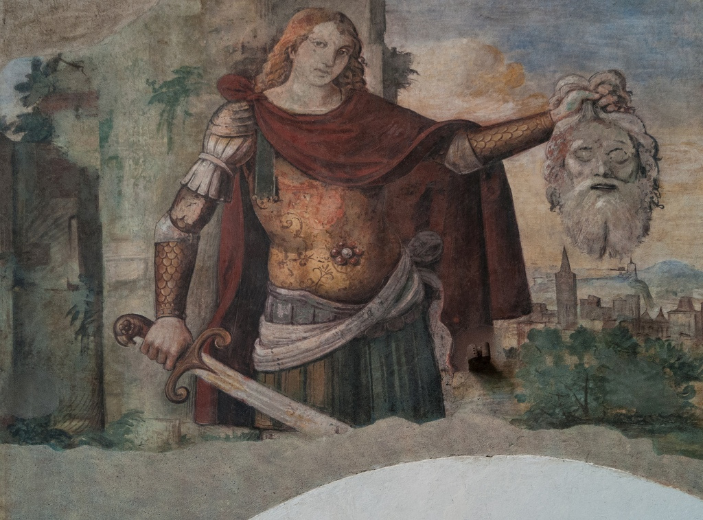 Giorgione. David and Goliath