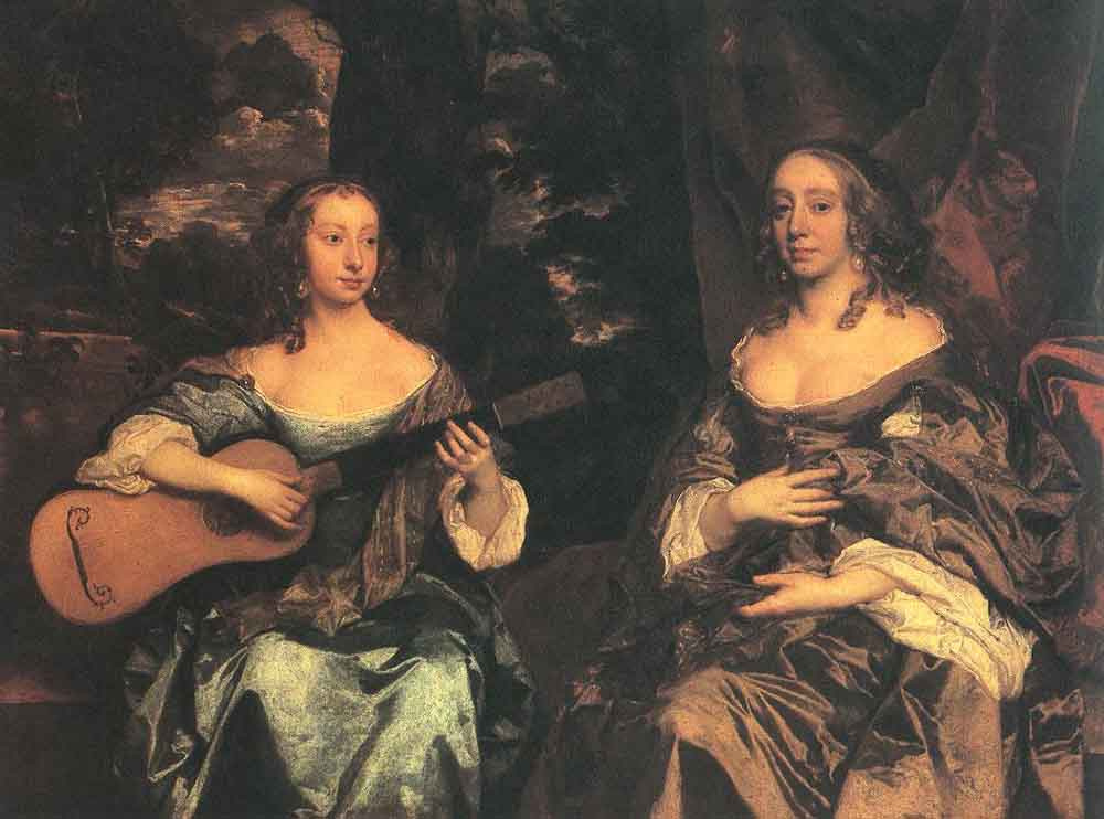 Sir Peter Lely. Two ladies from the lake family