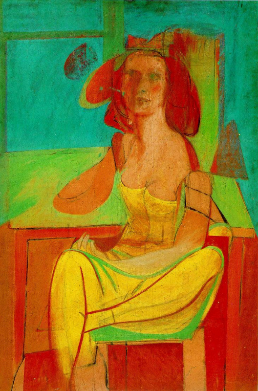 Willem de Kooning. Seated woman