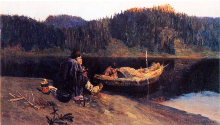 Arkady Alexandrovich Rylov. The dying fire