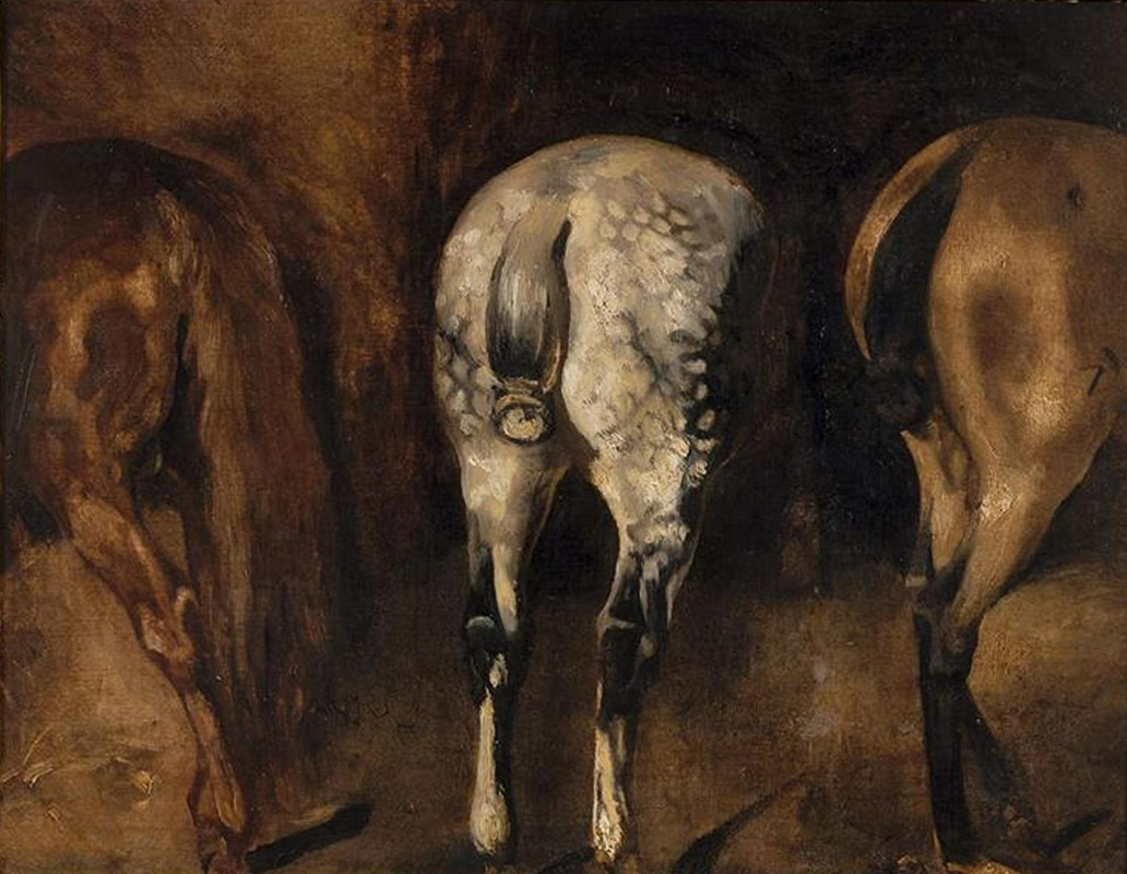 Théodore Géricault. Groats of three horses