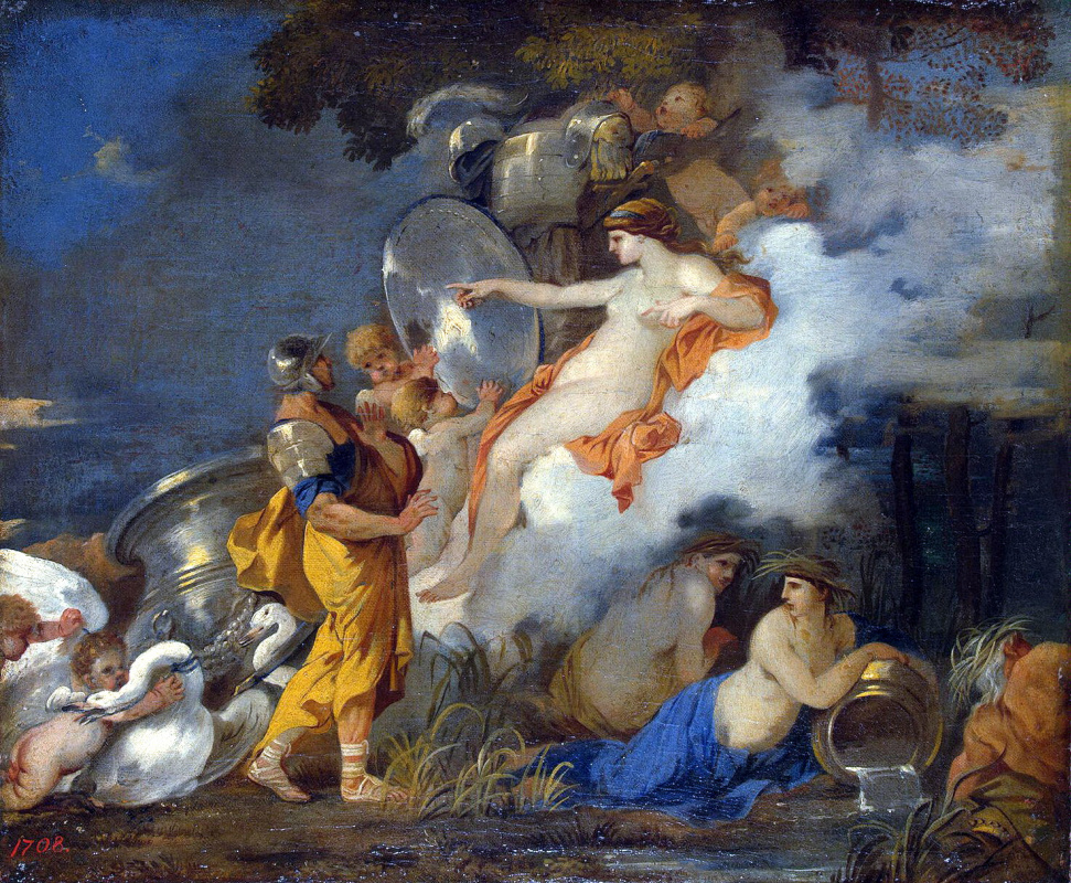 Sebastian Bourdon. Venus and Aeneas