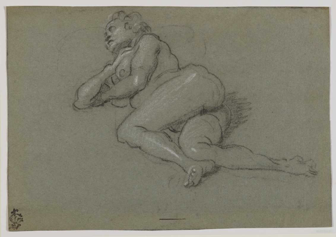 Tintoretto (Domenico Robusti). Reclining nude woman