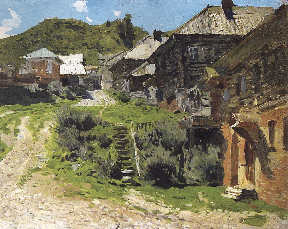 Isaac Levitan. Area in ples