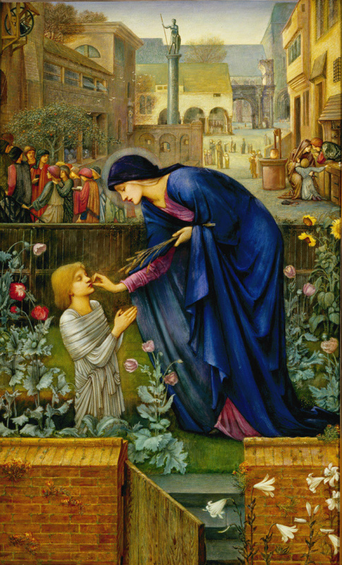 Edward Coley Burne-Jones. The Mother Superior's Tale (from the Canterbury Tales by Jeffrey Chaucer)