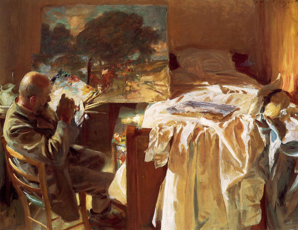 John Singer Sargent. The artist in his Studio