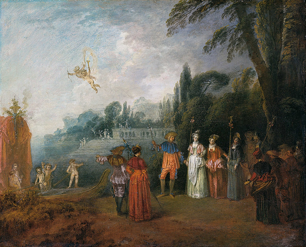 Antoine Watteau. Landing on Kythira