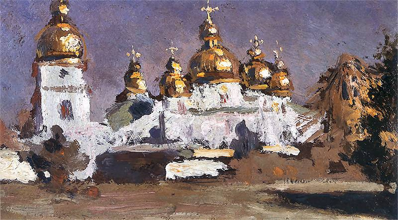 Jan Stanislavsky. St. Michael's Cathedral in Kiev