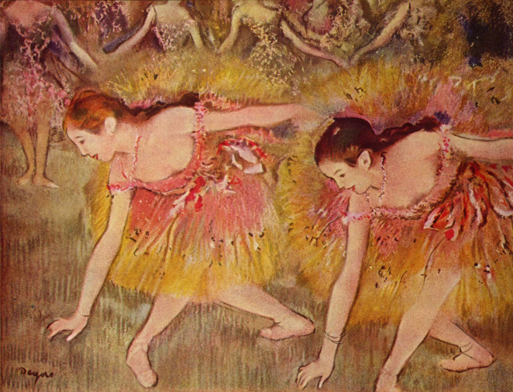 Two ballerinas in a bow
