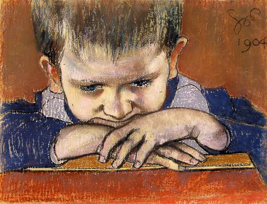 Stanislav Wyspianski. Sketch of a child