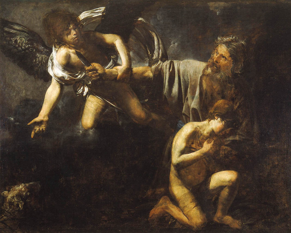 Valentine de Boulogne. Abraham sacrifices Isaac