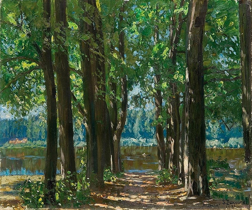 Stanislav Yulianovich Zhukovsky. Linden alley