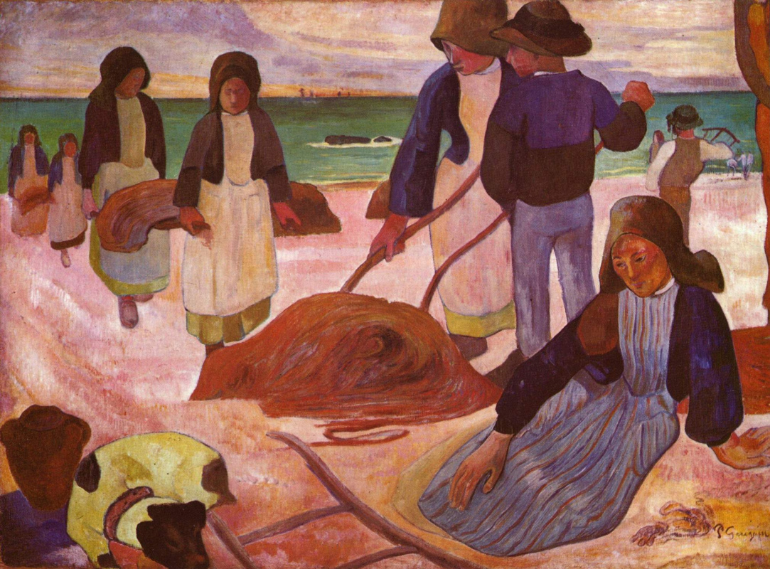 Paul Gauguin. Collectors of algae