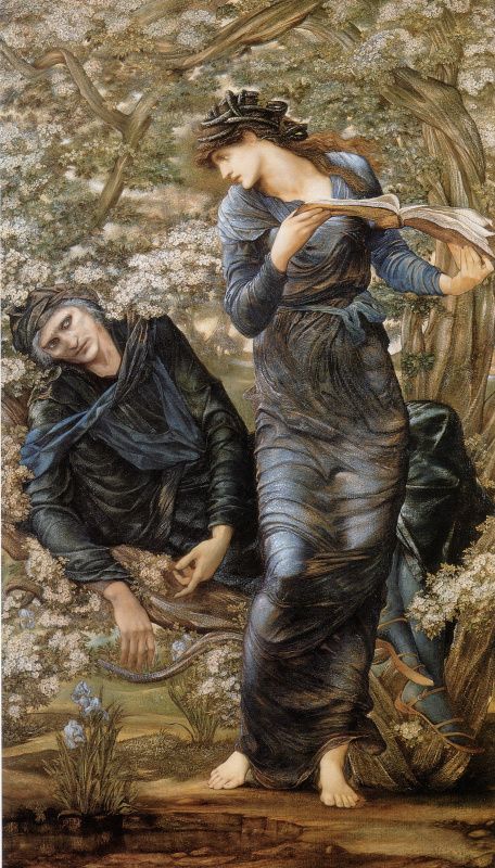 Edward Coley Burne-Jones. Enchanted Merlin