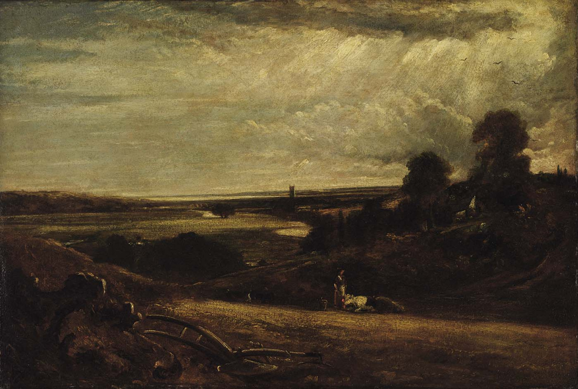 John Constable. Valley Of Dedham. Summer morning