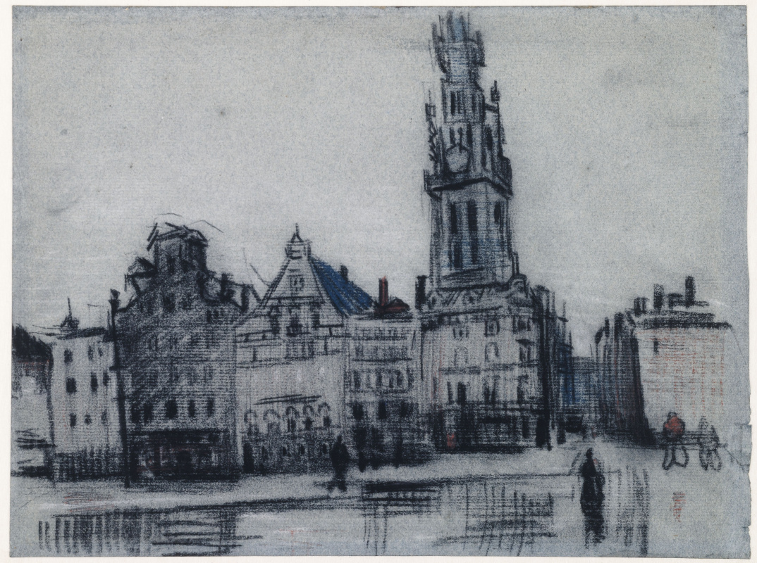 Vincent van Gogh. The big market in Antwerp