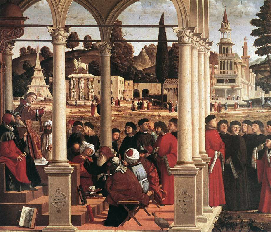 Vittore Carpaccio. The Dispute Of St. Stephen