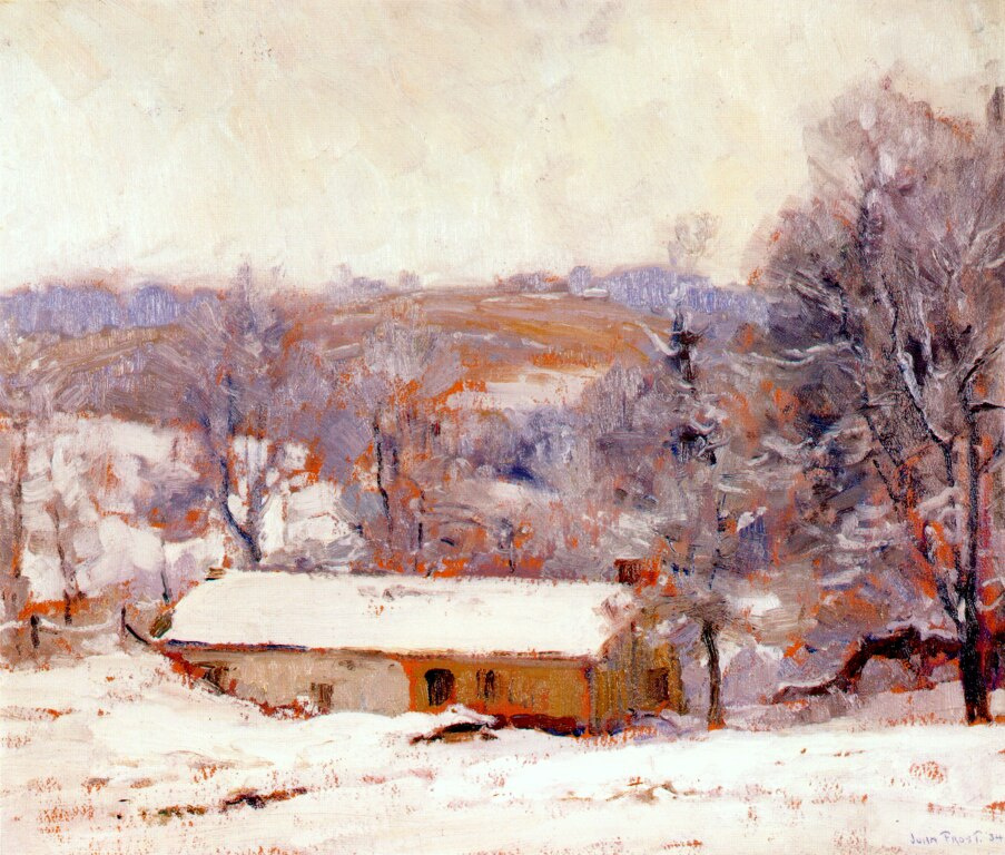 John Frost. Winter landscape