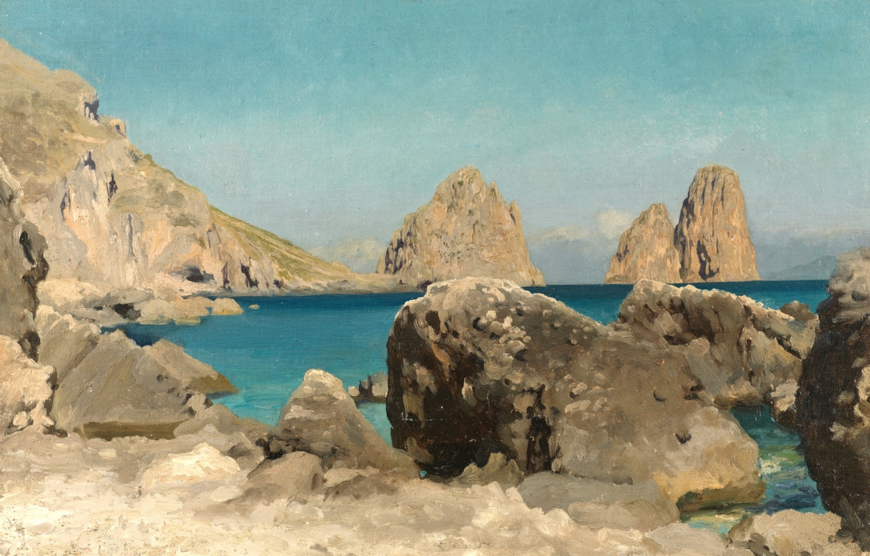 Frederic Leighton. Cliffs of the Sirens (Capri Island)