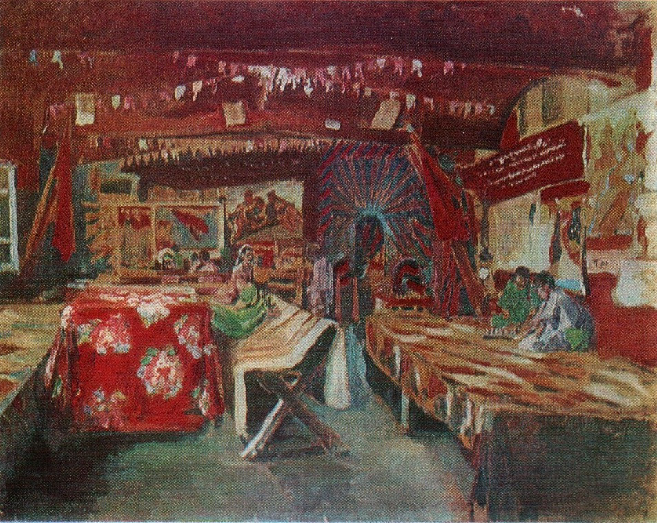 Pavel Petrovich Benkov. Red teahouse