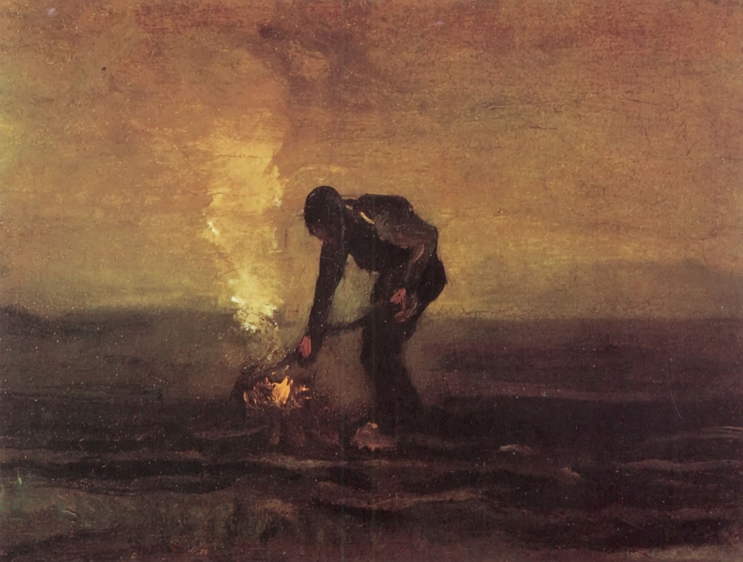 Вінсент Ван Гог. Крестьянин поджигающий сорняки