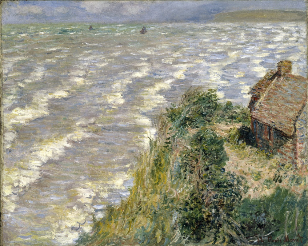 Claude Monet. The growing wave in Pourville