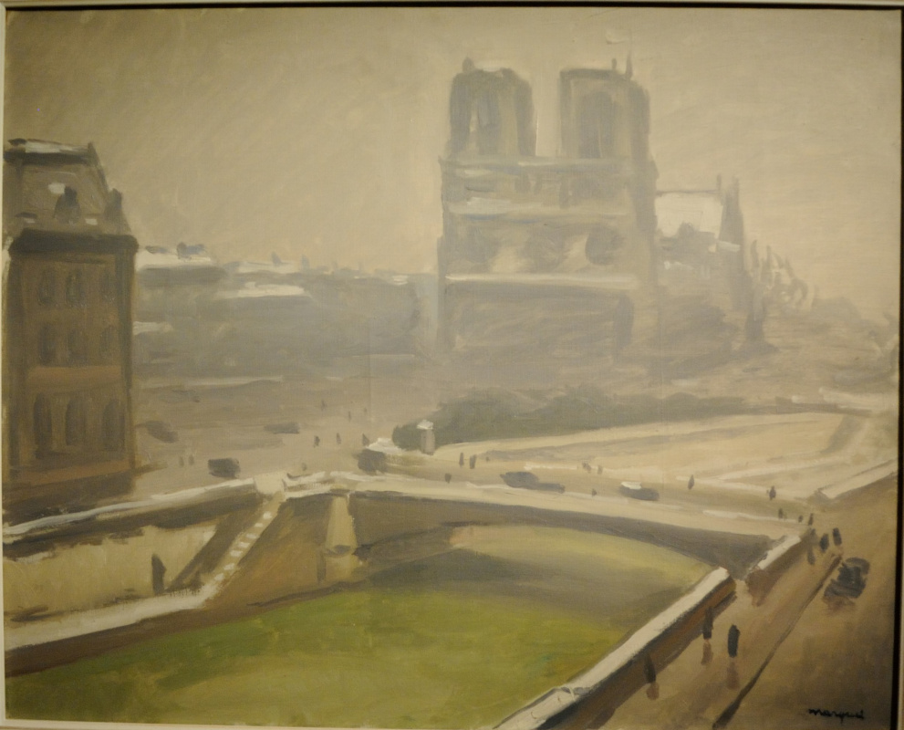 Albert Marquet. Notre Dame de Paris in the snow.