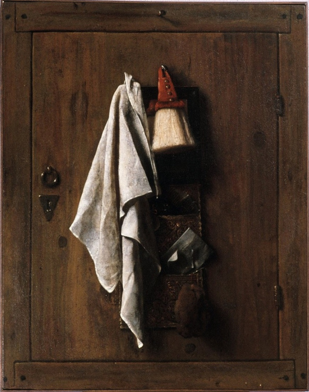Samuel van Hogstraaten. Still life with towel