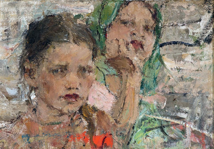 Nicolai Fechin. Two girls