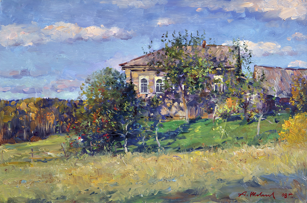 Alexander Shevelyov. House Yurchenko.Oil on canvas 35,5 # 53 see 2008