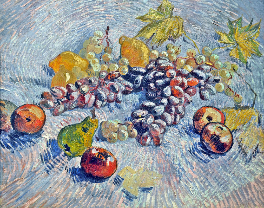 Вінсент Ван Гог. Натюрморт с яблоками, грушами, лимонами и виноградом